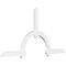 Ekena Millwork Ericson Architectural Grade PVC Gable Bracket, 84"W x 42"H x 2"D x 4"F, 12/12 Pitch GBP084X42X0204ERI00 - alternate 1